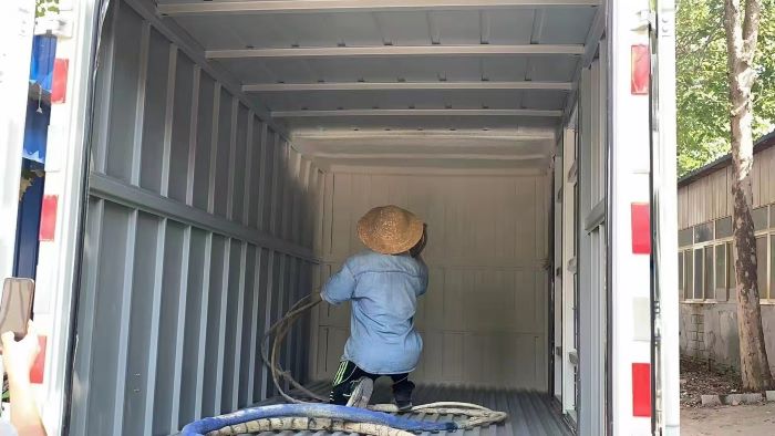 車廂保溫噴涂